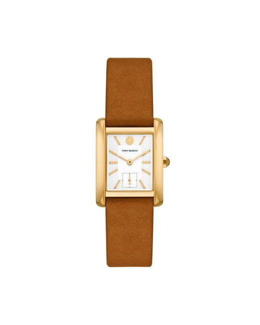 Tory burch cheap leather strap watch