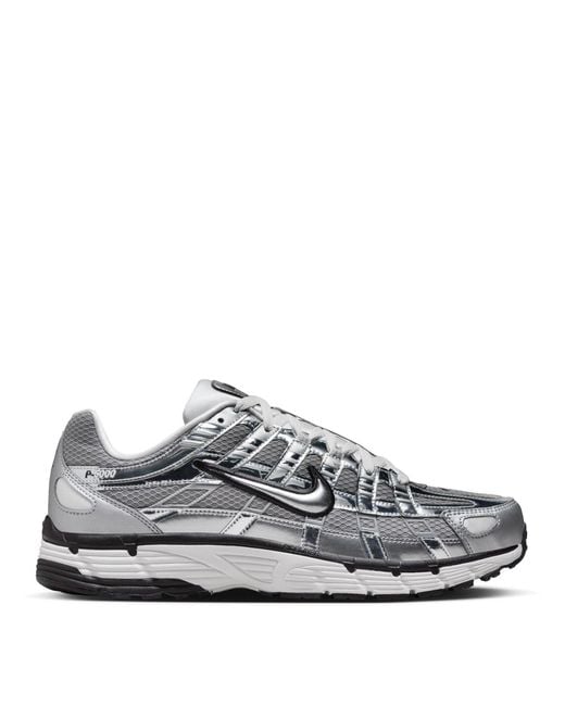 Nike Gray P-6000 Shoes for men