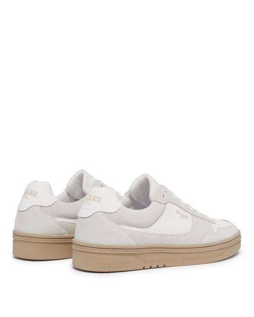 Mallet White Bennet Trainers for men