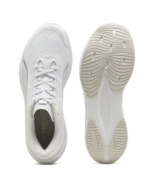 PUMA White Darter Pro Runners for men