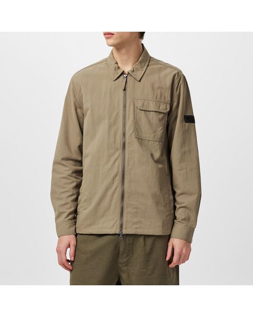 Barbour Green B.Intl Maze Peached Overshirt for men