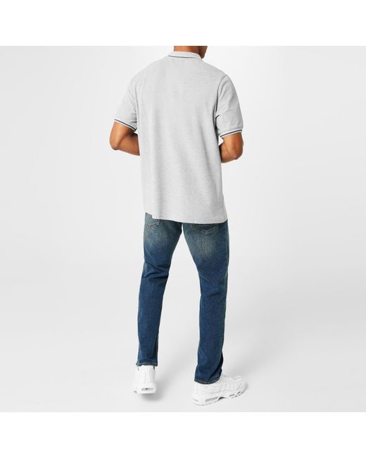 Slazenger 1881 White Tipped Polo Shirt for men
