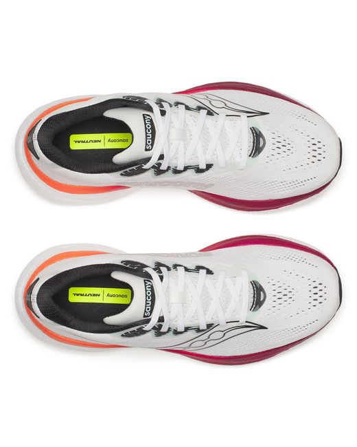 Saucony White Ride Everyday Neutral Road Running Shoes for men