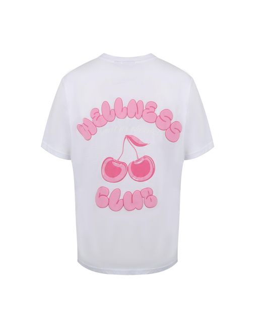 Miso White Bubble Regular Fit T-Shirt