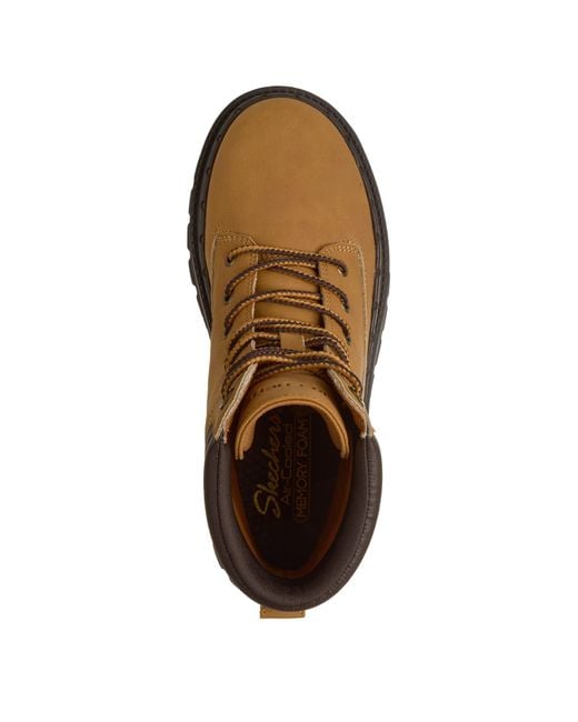 Skechers Brown Jammers Flat Ankle Boots