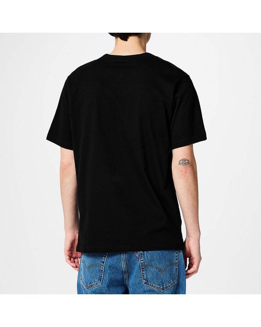Dickies Black Icon Cotton Short Sleeve T-Shirt for men