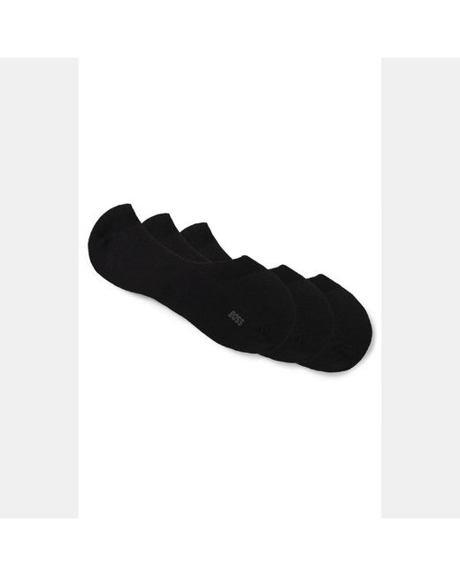 Boss Black 3 Pack Of Invisble Socks for men