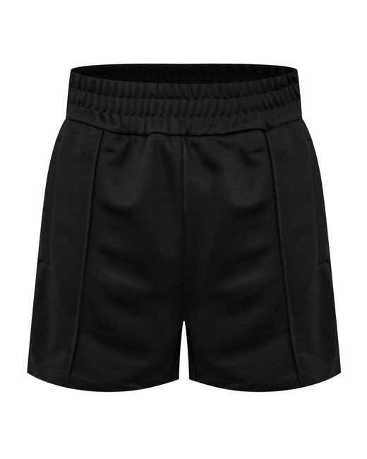 Palm Angels Black Logo Track Shorts for men