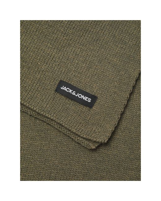 Jack & Jones Green Dna Knitted Scarf for men