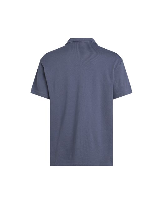 Calvin Klein Blue Short-Sleeve Polo Shirt for men