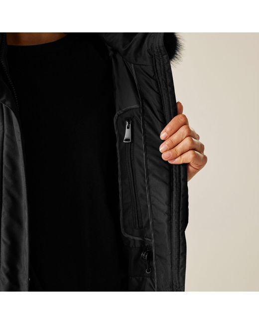 Regatta Black Freyla Water Resistant Insulated Quilted Jacket