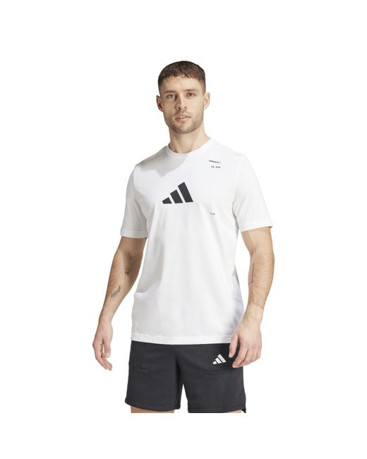 Adidas White T-Shirt for men