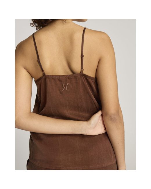 Nudea Brown Eco-Luxe Strappy Cami