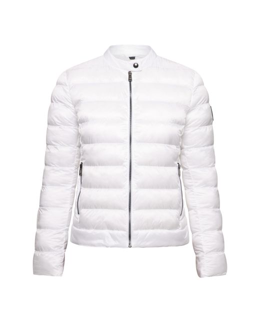 Belstaff White Odile Medium Puffer Jacket
