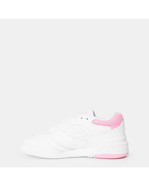 Lacoste White Lineshot Casual Low-Top Trainers