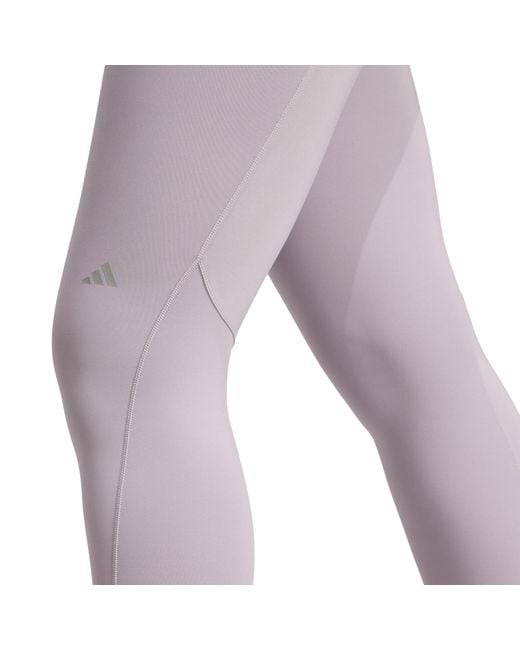 Adidas Purple Ultimate 7/8 Performance Running Tights