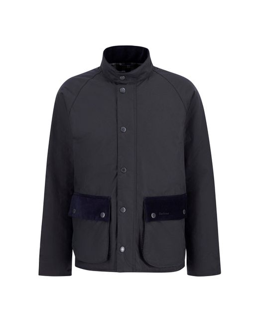 Barbour Blue Cordhill Waxed Jacket for men