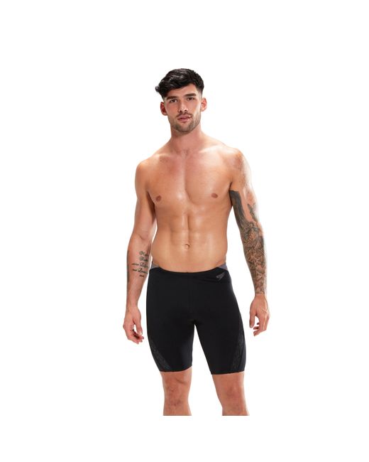 Speedo Black Hyperboom Jammer Swim Shorts for men