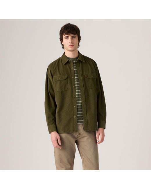 Levi's Green Jackson Cord Sn64 for men