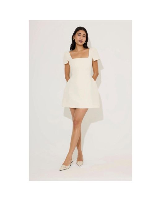 Odd Muse Natural Cap Mini Dress