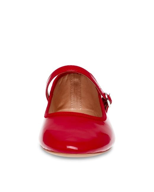 Steve Madden Red Vinetta Ballet Pumps