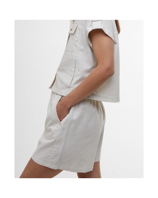 Barbour Gray Pryia Shorts