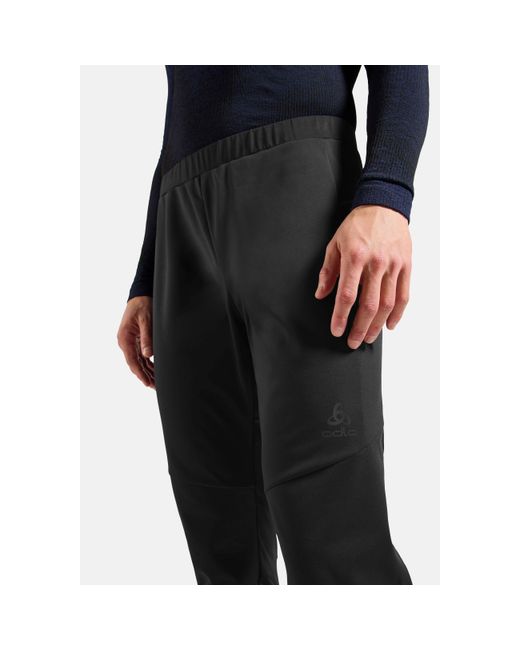 Odlo Black Essential Ski Trousers for men
