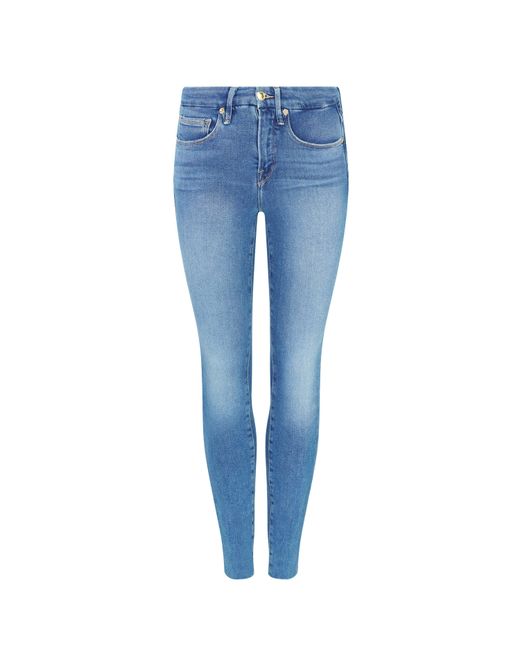 GOOD AMERICAN Blue Legs High Rise Stretchy Denim Skinny Jeans