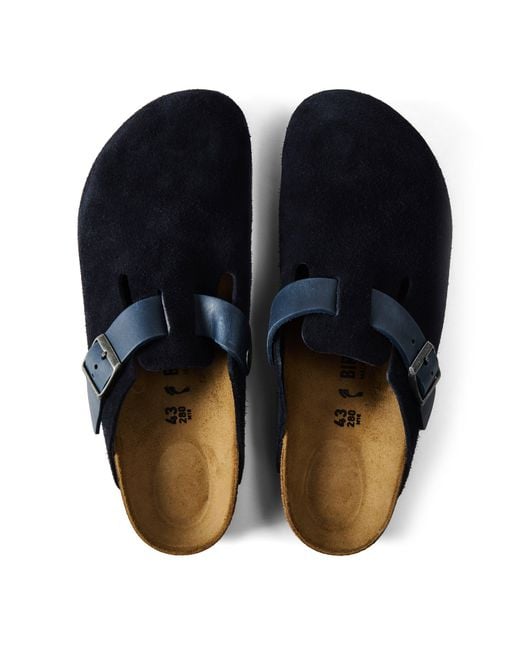 Birkenstock Blue Bstk Boston Oiled Leat 64