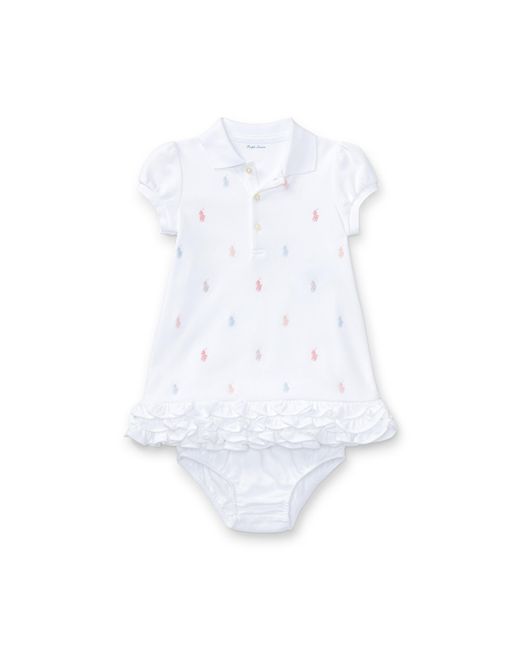 Polo Ralph Lauren White Polo Dress Cavallini Jersey