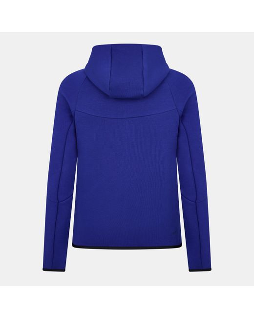 Nike Blue Tech Fleece Hoodie for men