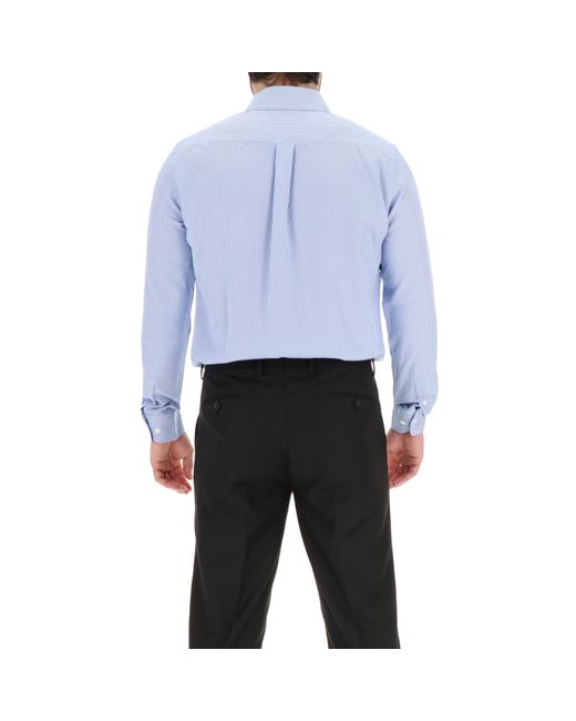 Scotch & Soda Blue Long-Sleeve Patterned Shirt for men