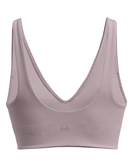 Under Armour Gray Rib Low Impact Sports Bra