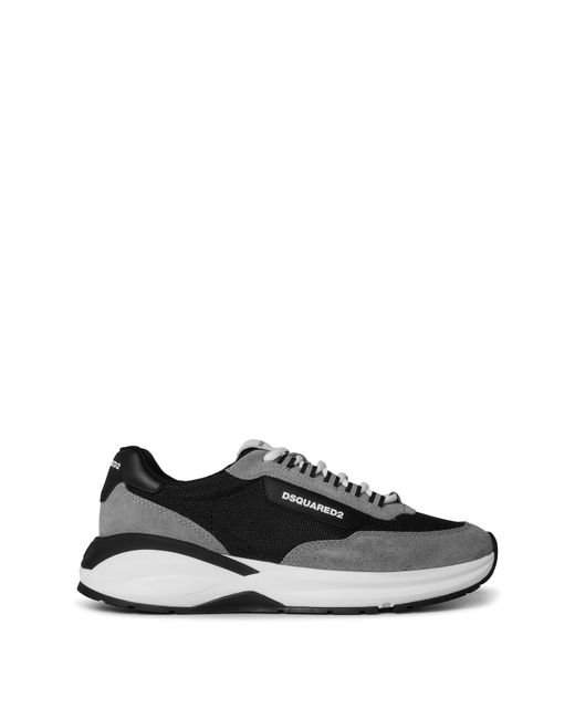 DSquared² Black Suede Dash Sneakers for men