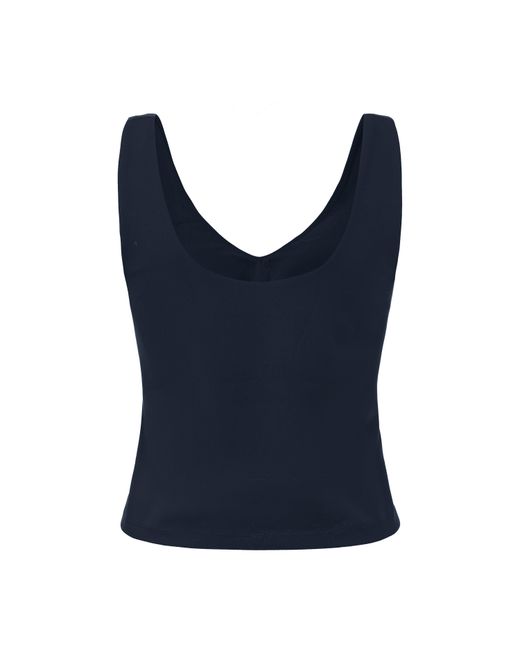 La Gear Blue V-Neck Active Tank Top