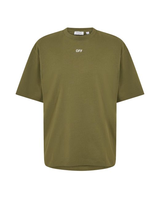 Off-White c/o Virgil Abloh Green Skate T-Shirt for men