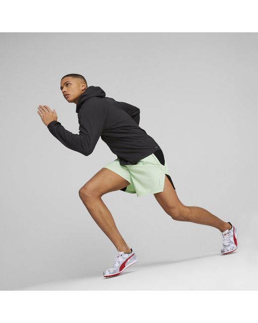 PUMA White Evospeed Star 8 Track Running Spikes for men