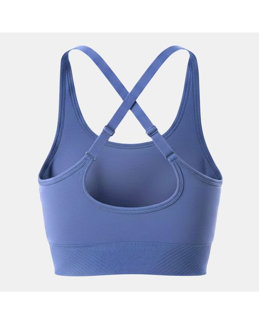 Usa Pro Blue Up Seamless Adjustable Sports Bra