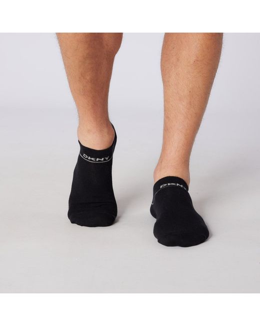 DKNY Black 3 Pack Jefferson Liner Socks for men