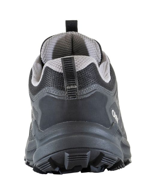 Oboz Black Katabatic Low Non-Waterproof Hiking Shoes
