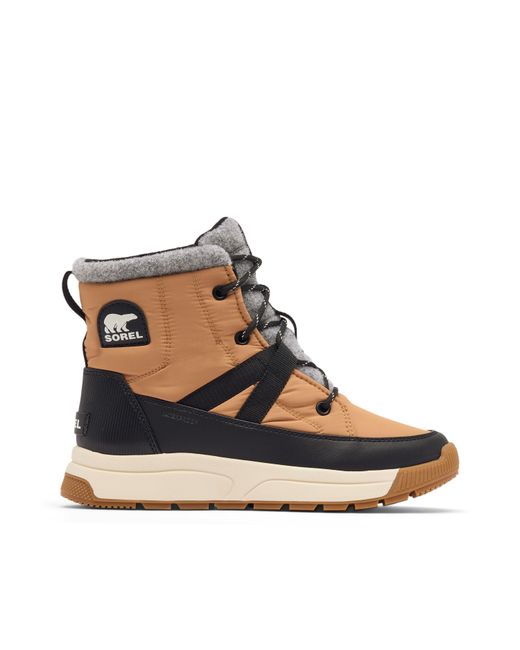 Sorel Blue Whitney Mid Waterproof Lace Up Snow Boots