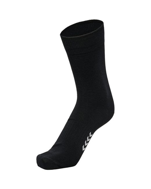 Hummel Black Crew Socks