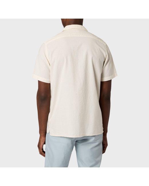 Paul Smith White Short Sleeve Plain Shirt for men