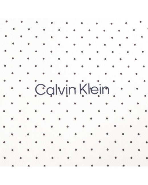 Calvin Klein White Short Sleeve Performance Polo Shirt