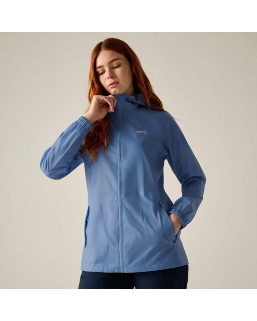 Regatta Blue Pack It Iii Waterproof Jacket