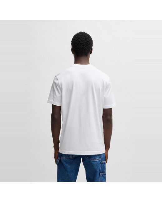 Boss Blue Dunetrace Regular Fit T-Shirt for men