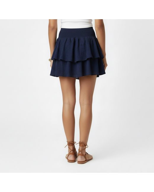 Jack Wills Blue Tiered Skirt