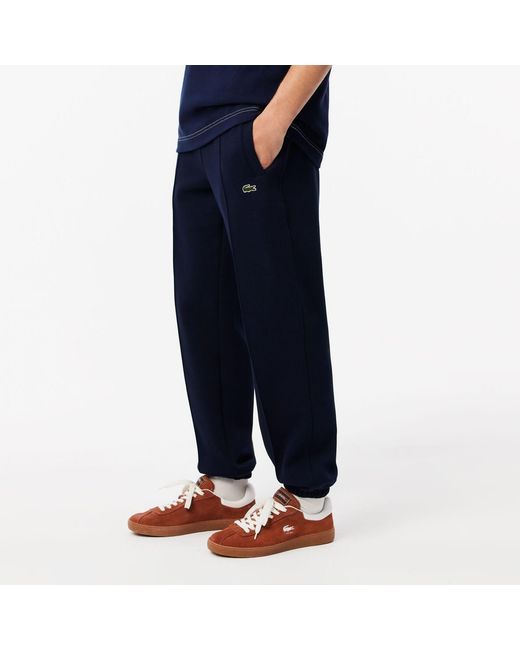 Lacoste Blue Regular Fit Piqué Sweatpants for men