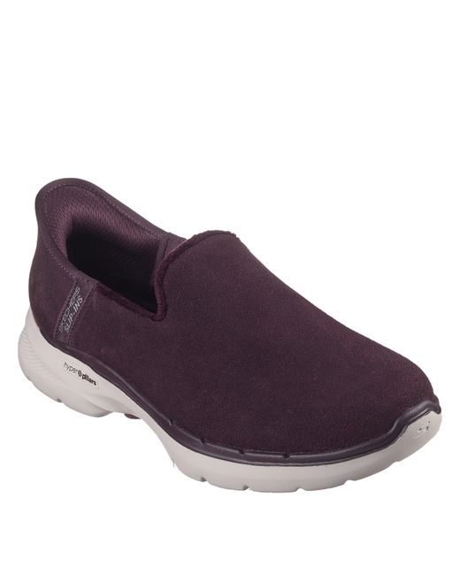 Skechers Purple Gowalk6 Slip On Trainers