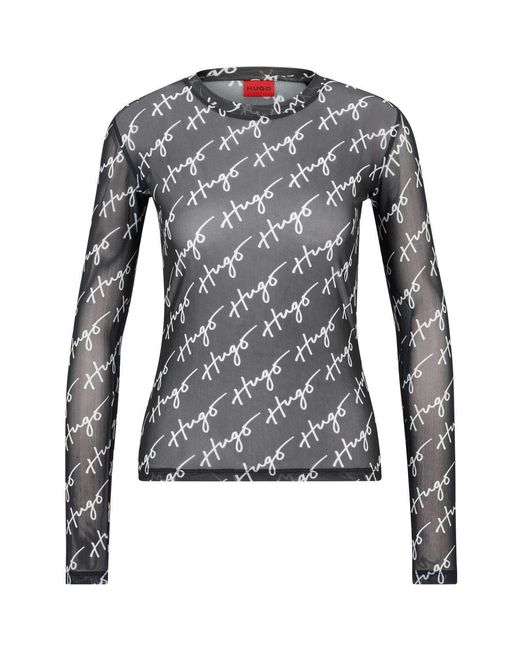 HUGO Gray Diralina_3 T-Shirt